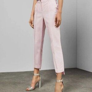 Ted Baker - 1-  Anett Scalloped Slim Straight Light Pink Trousers W28-29